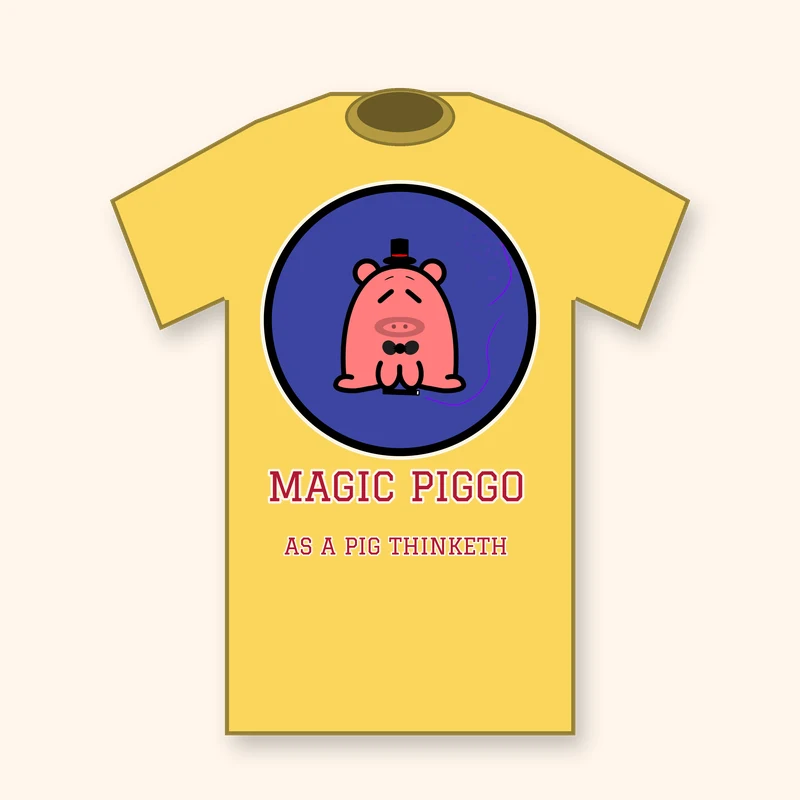 Magic Piggo Unisex tee