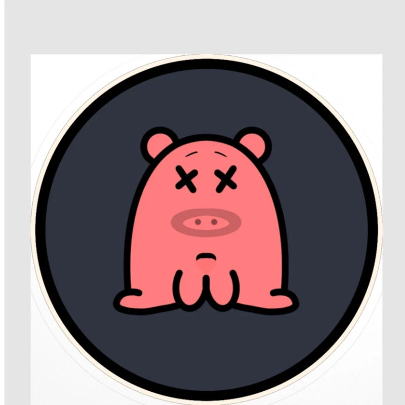 Dead Piggle Sticker