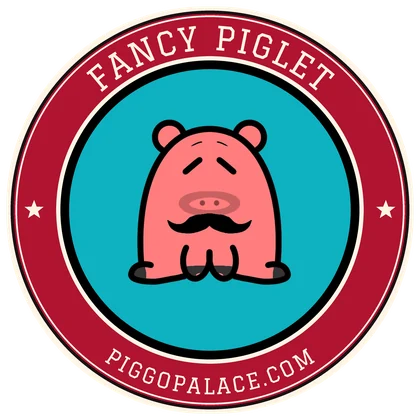 Fancy Piglet Varsity sticker