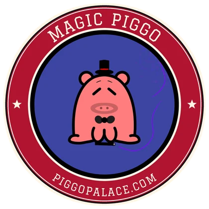 Magic Piggo Varsity sticker