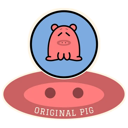 Original Pig Snout sticker